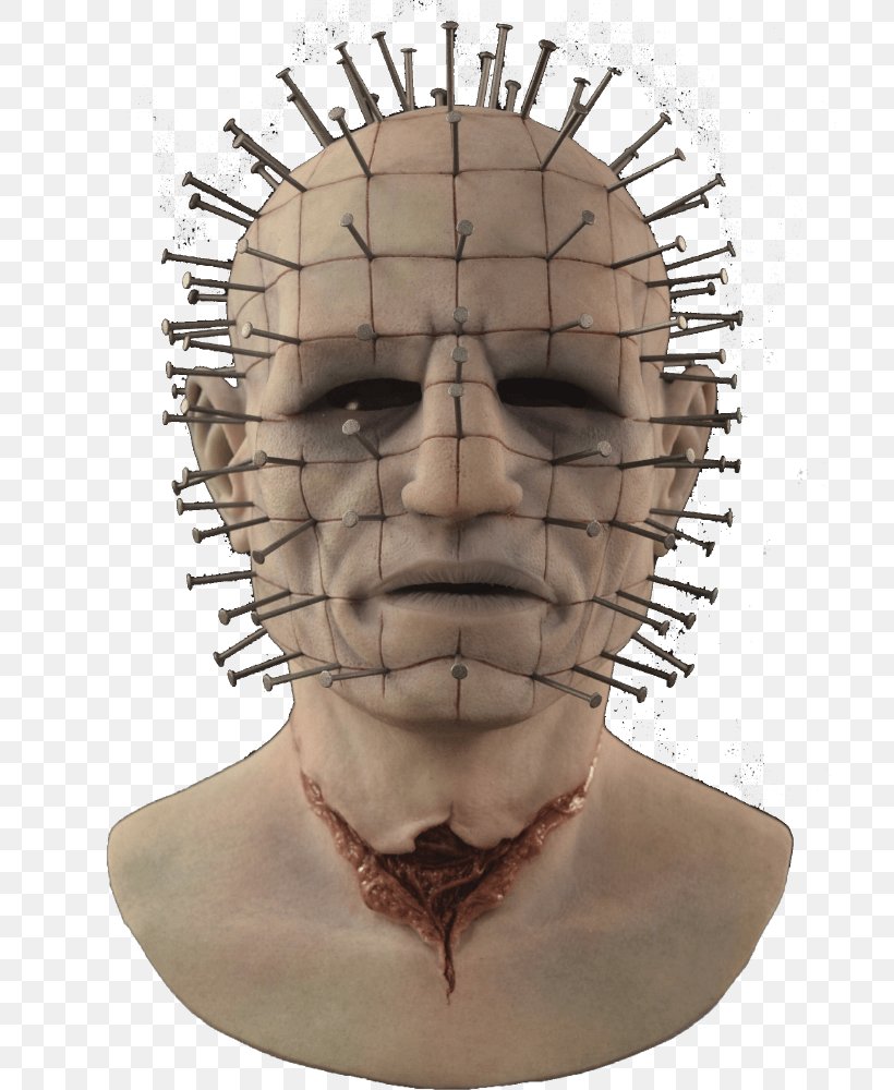 Clive Barker Mask Hellraiser Silicone Horror, PNG, 715x1000px, Clive Barker, Chin, Cosmetics, Face, Facial Hair Download Free