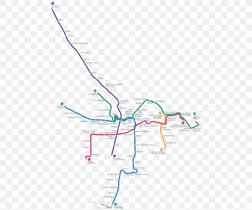 Grenoble Tramway Ligne B Du Tramway De Grenoble Fontaine, PNG, 512x683px, Grenoble, Area, Diagram, Fontaine, France Download Free