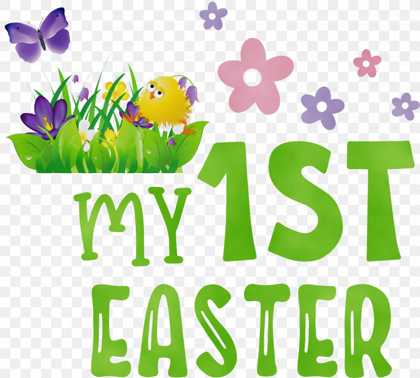 Logo Green Text Flower Happiness, PNG, 3000x2703px, Happy Easter Day, Behavior, Flower, Green, Happiness Download Free