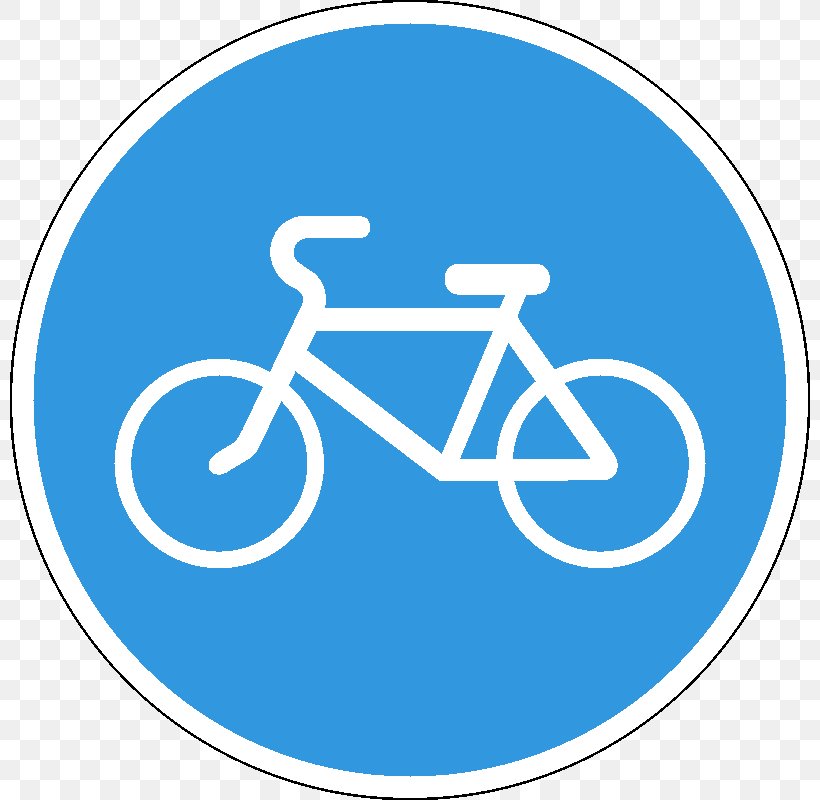 Segregated Cycle Facilities Traffic Sign Bicycle Mandatory Sign, PNG, 800x800px, Segregated Cycle Facilities, Area, Bicycle, Blue, Brand Download Free