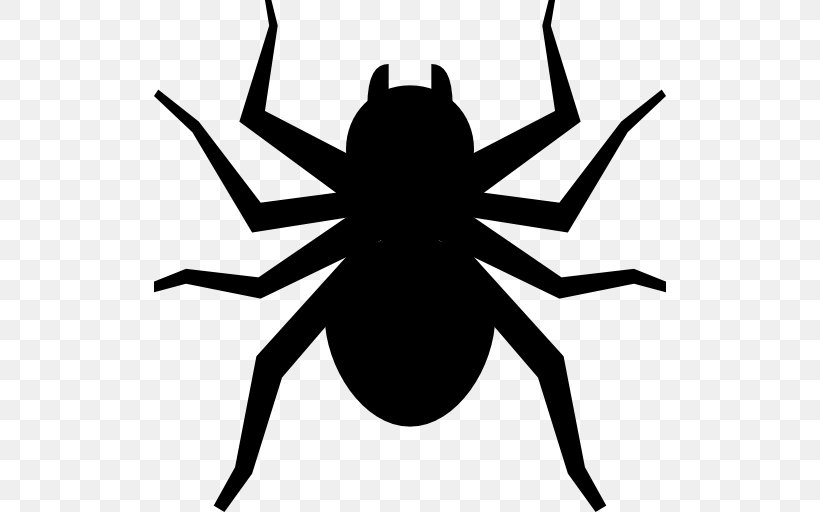 Spider, PNG, 512x512px, Spider, Arachnid, Arthropod, Artwork, Black And White Download Free