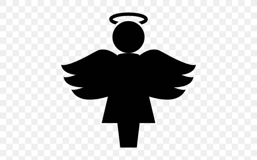 Angel, PNG, 512x512px, Angel, Autocad Dxf, Black, Black And White, Computer Software Download Free