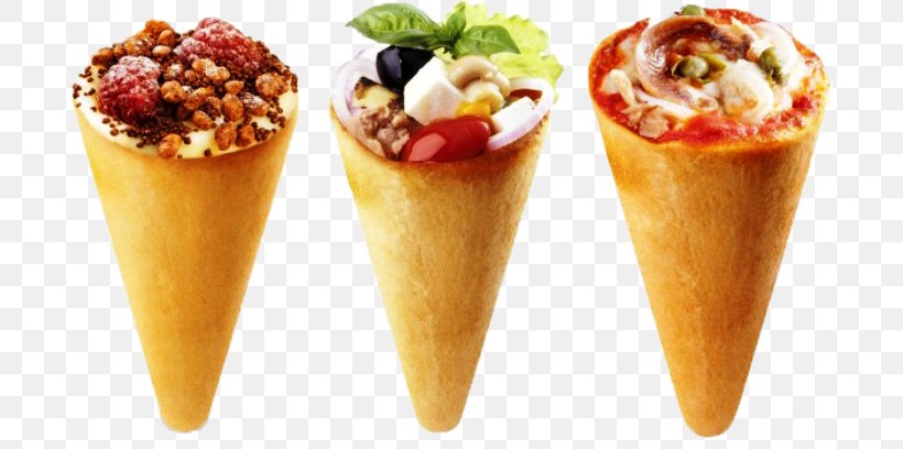 Pizza Ice Cream Cones Food, PNG, 700x408px, Pizza, Baking, Cone, Cuisine, Dessert Download Free