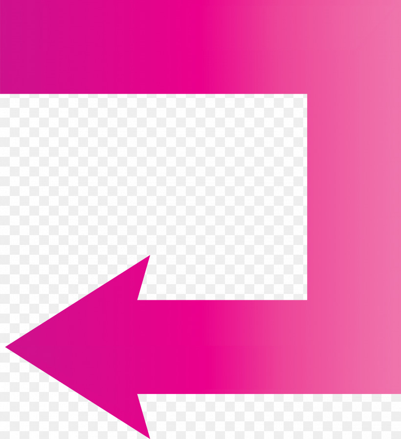 U Shaped Arrow, PNG, 2743x3000px, U Shaped Arrow, Construction Paper, Line, Logo, Magenta Download Free