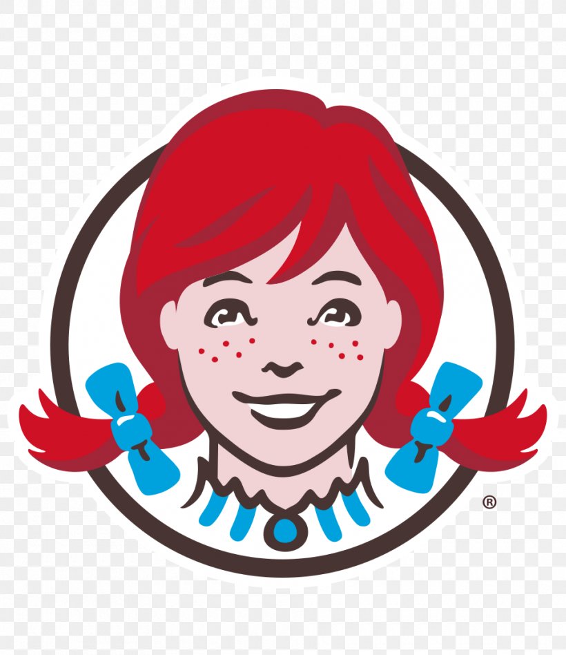 Wendy's Hamburger Fast Food Restaurant Logo American Cuisine, PNG, 960x1110px, Watercolor, Cartoon, Flower, Frame, Heart Download Free