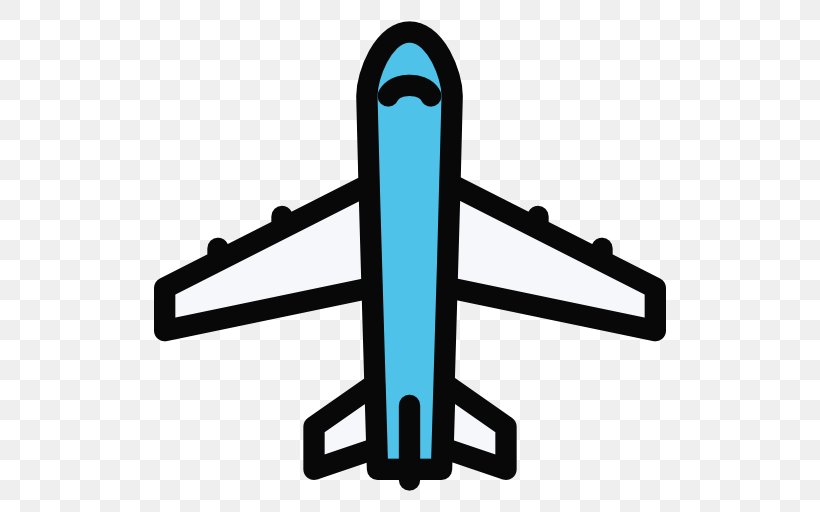 Airplane Aircraft Flight, PNG, 512x512px, Airplane, Aircraft, Airliner, Flat Design, Flight Download Free