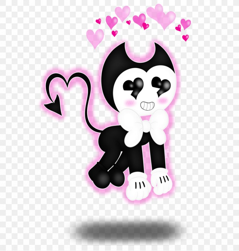Bendy And The Ink Machine Love Desktop Wallpaper Five Nights At Freddy's, PNG, 872x916px, Watercolor, Cartoon, Flower, Frame, Heart Download Free