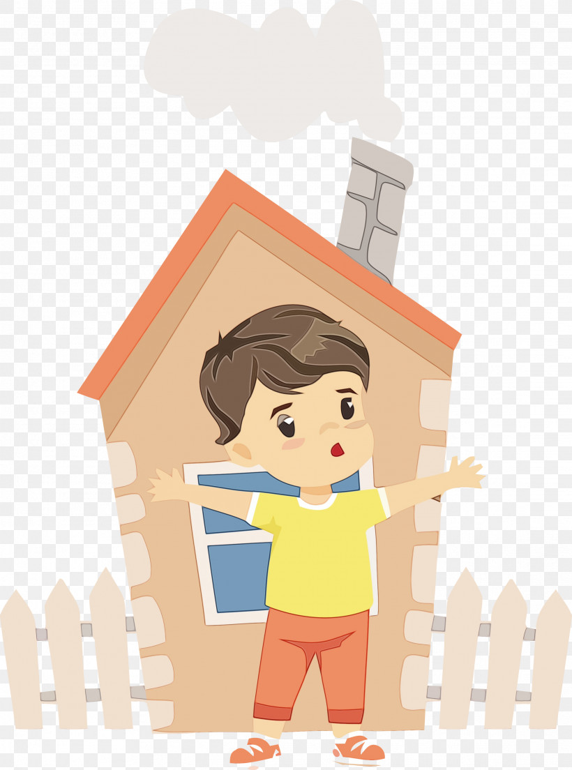 Cartoon Child House, PNG, 2227x3000px, Watercolor, Cartoon, Child, House, Paint Download Free