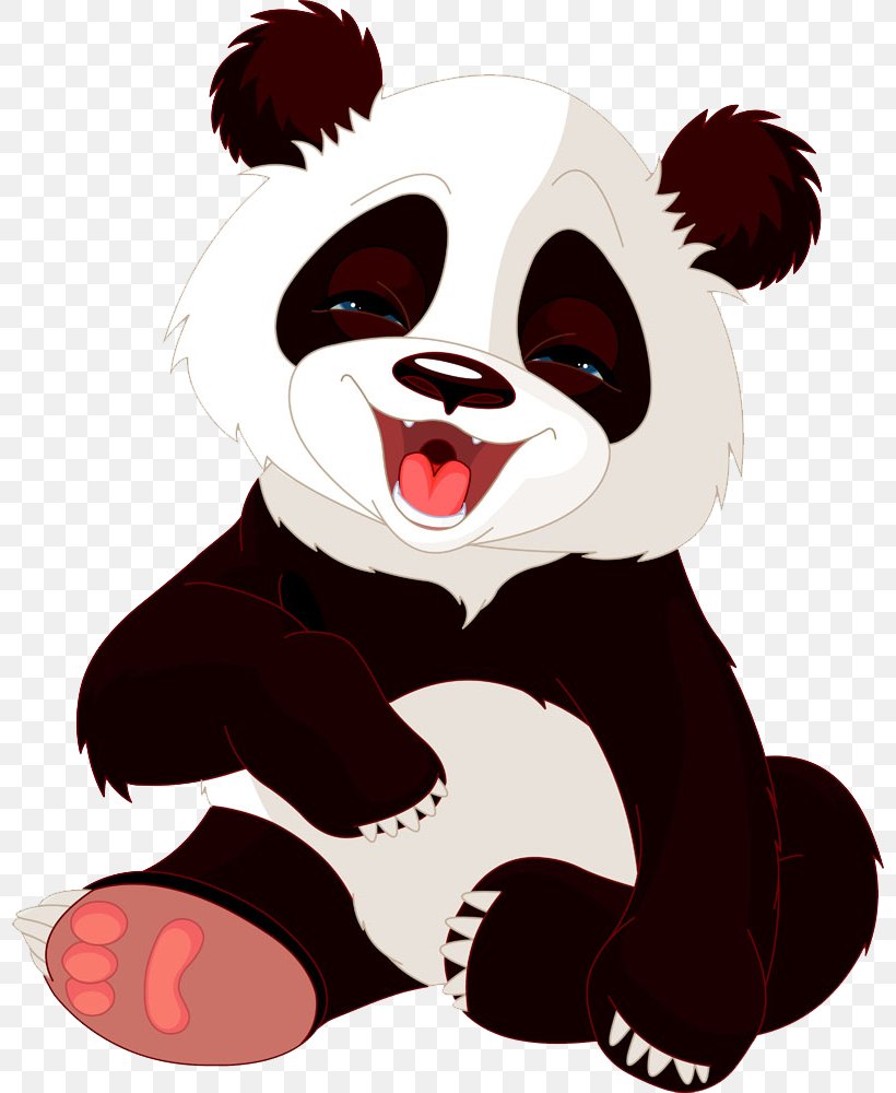 Giant Panda Cuteness Clip Art, PNG, 798x1000px, Watercolor, Cartoon, Flower, Frame, Heart Download Free