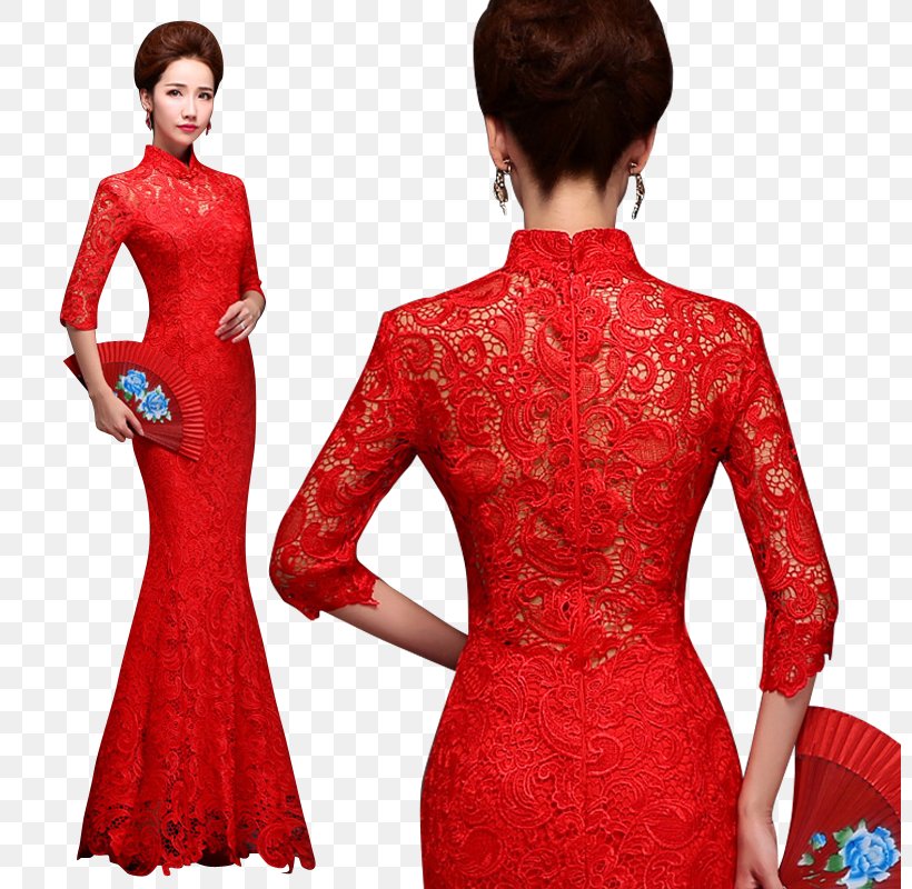 Wedding Dress Sleeve Cheongsam Mandarin Collar, PNG, 800x800px, Dress, Bride, Cheongsam, Chinese, Chinese Marriage Download Free