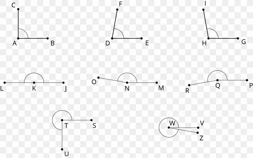 Adjacent Angle Line Measurement Geometry, PNG, 1937x1217px, Measurement, Adjacent Angle, Area, Black And White, Complementary Angles Download Free