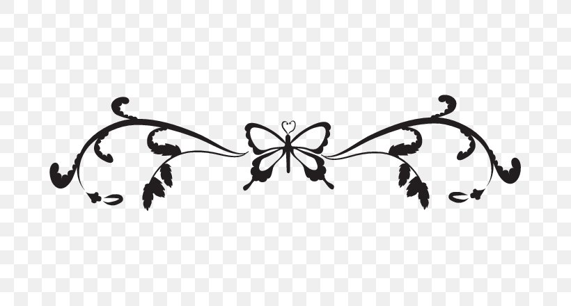 Butterfly Yin And Yang Symbol Clip Art, PNG, 707x440px, Butterfly, Black And White, Body Jewelry, Border, Category Of Being Download Free