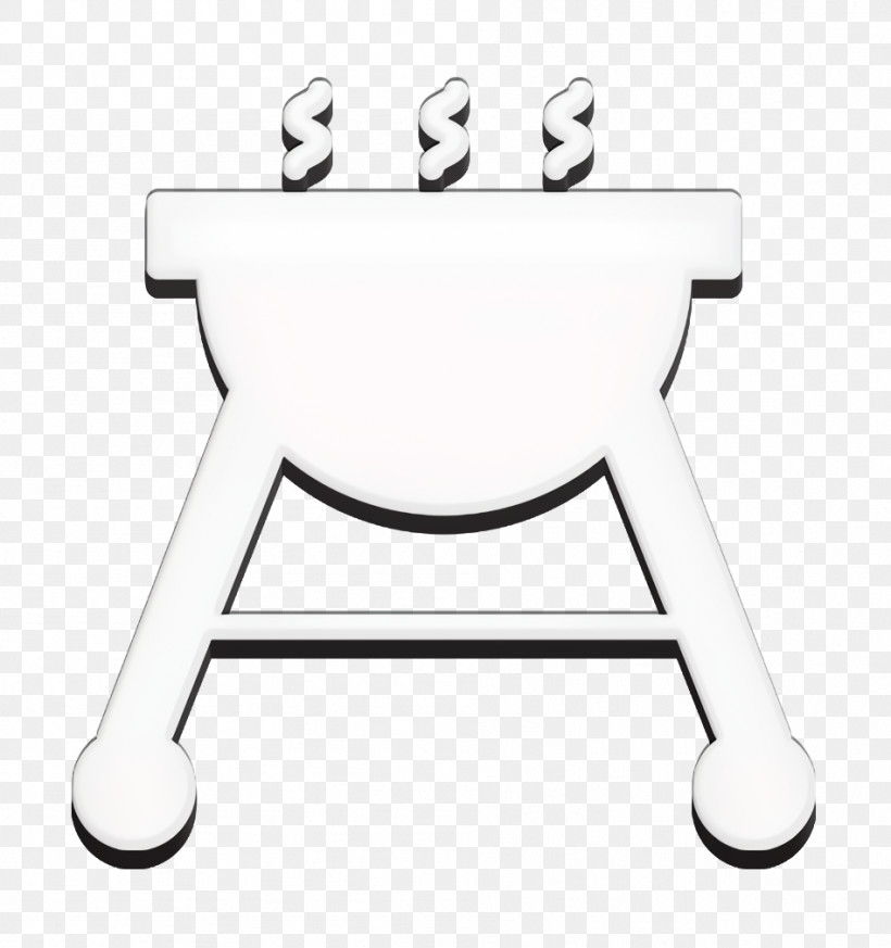 Camping Outdoor Icon Grill Icon Bbq Icon, PNG, 948x1010px, Camping Outdoor Icon, Animation, Bbq Icon, Blackandwhite, Chair Download Free