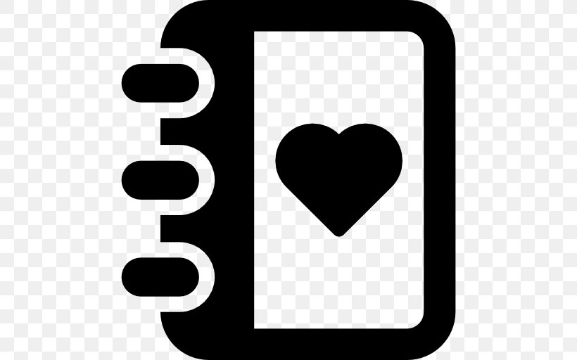 Diary Icon, PNG, 512x512px, Address Book, Black And White, Brand, Computer Software, Heart Download Free