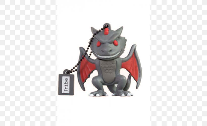 Drogon USB Flash Drives Jon Snow Daenerys Targaryen Game Of Thrones, PNG, 500x500px, Drogon, Card Reader, Computer Data Storage, Daenerys Targaryen, Fictional Character Download Free