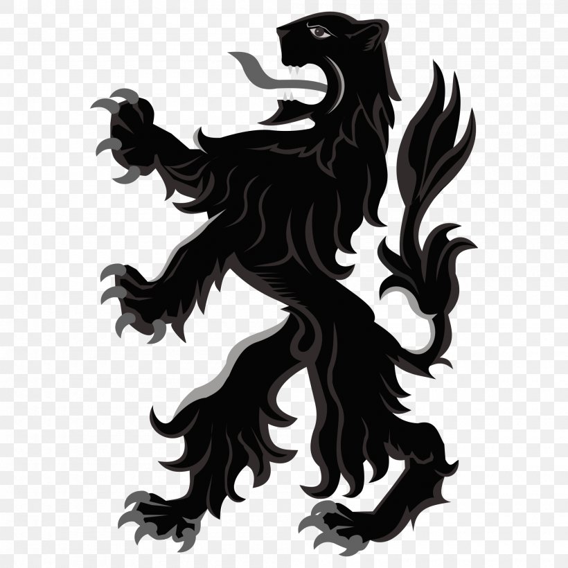 Lion Leopard Clip Art, PNG, 2000x2000px, Lion, Black, Black And White, Coat Of Arms, Crest Download Free