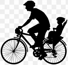 Cyclist - Bicycle Pedals Bicycle Wheels Cycling Silhouette Clip Art PNG