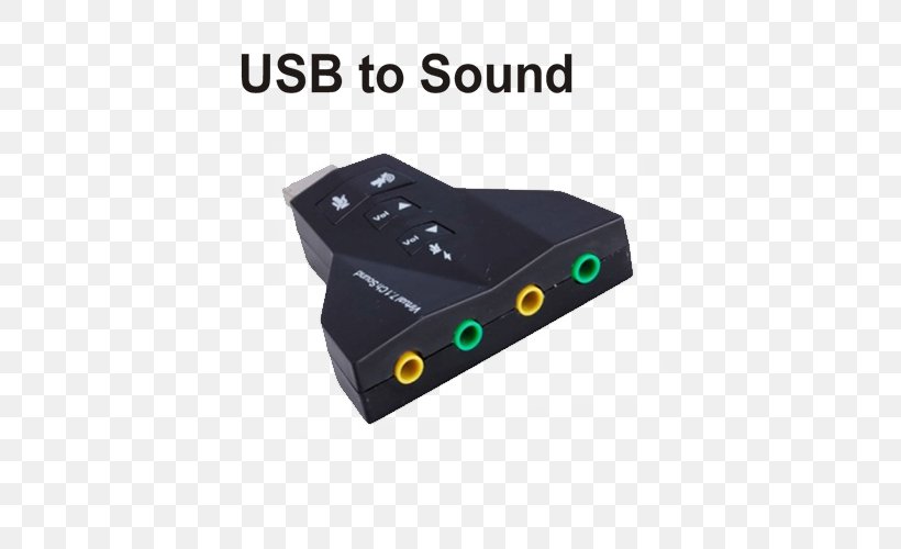 Sound Cards & Audio Adapters USB Computer Hardware, PNG, 500x500px, 71 Surround Sound, Adapter, Computer, Computer Component, Computer Hardware Download Free