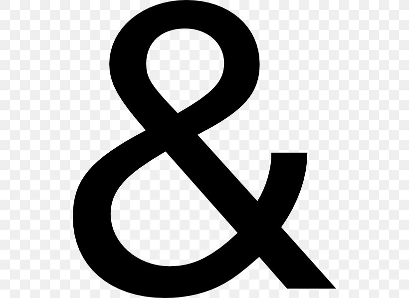 Symbol Sign Clip Art, PNG, 528x597px, Symbol, Ampersand, Area, Artwork, Black And White Download Free