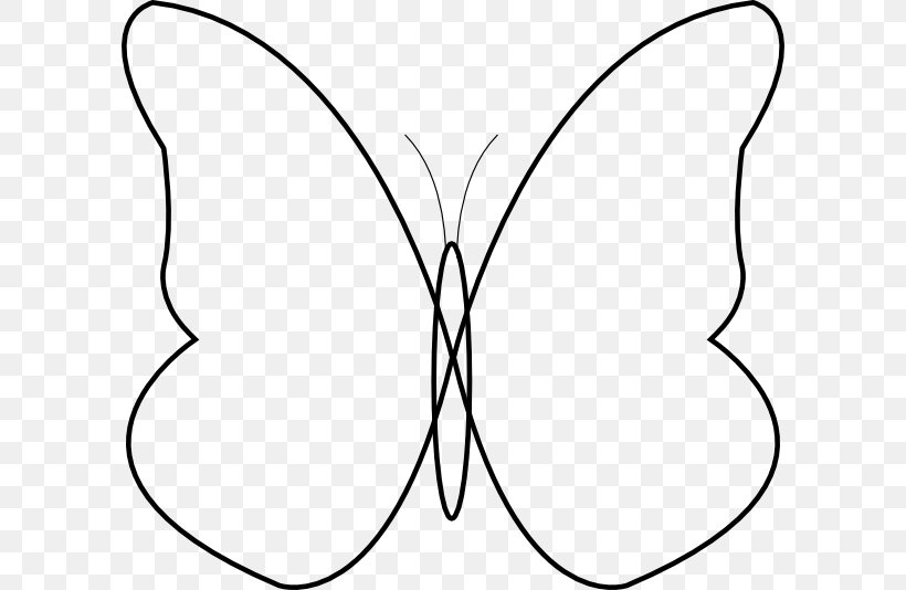Butterfly Line Art Drawing Clip Art, PNG, 600x534px, Watercolor, Cartoon, Flower, Frame, Heart Download Free