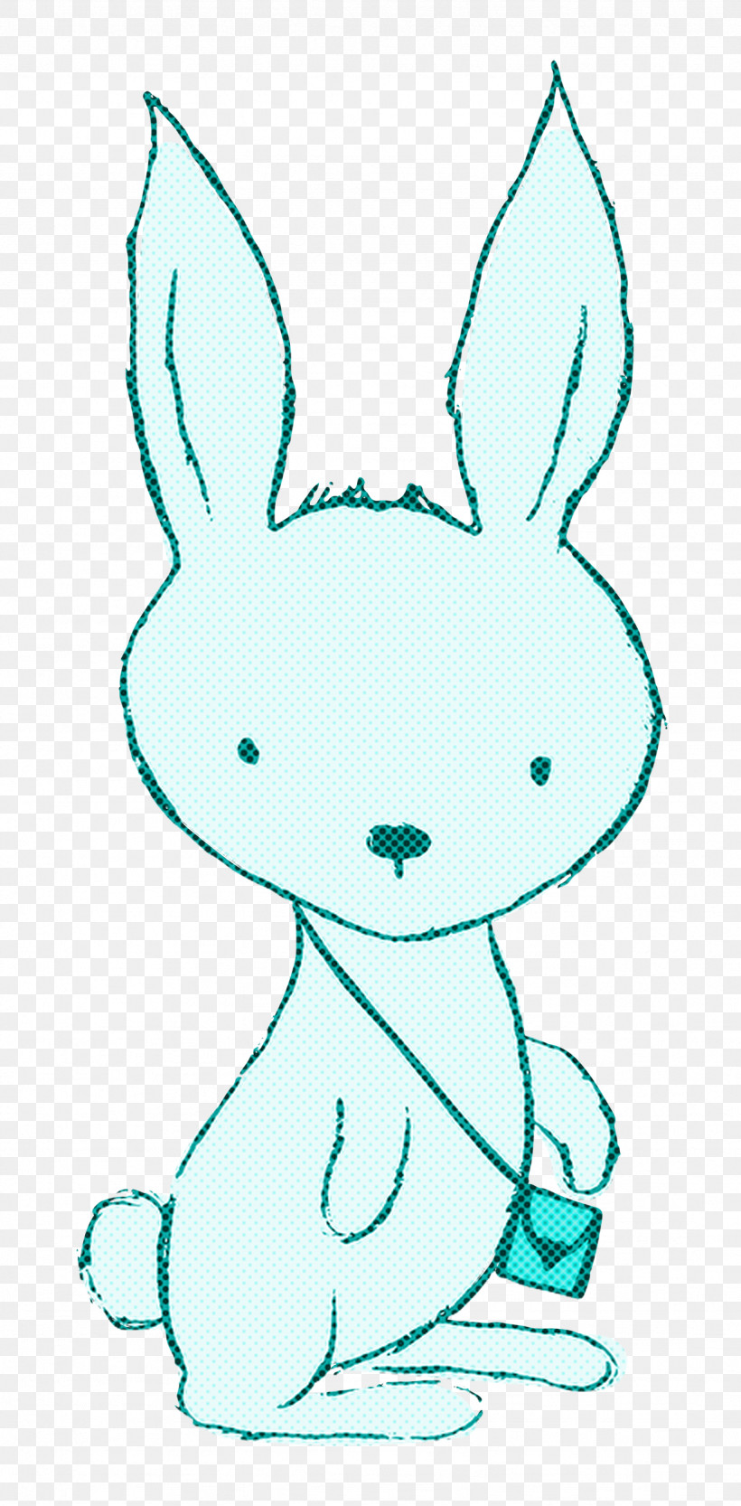 Easter Bunny, PNG, 1229x2498px, Cartoon Bunny, Bunny, Easter Bunny, Line Art, Rabbit Download Free
