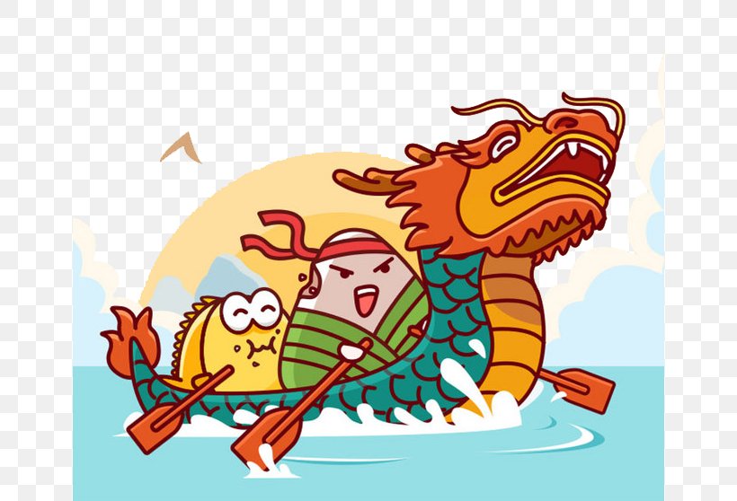 Zongzi Dragon Boat Festival, PNG, 658x558px, Zongzi, Art, Artwork, Beak, Cartoon Download Free