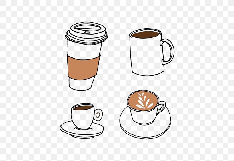 Coffee Tea Cappuccino Cafe Caffeinated Drink, PNG, 564x564px, Coffee, Cafe, Caffeinated Drink, Caffeine, Cappuccino Download Free