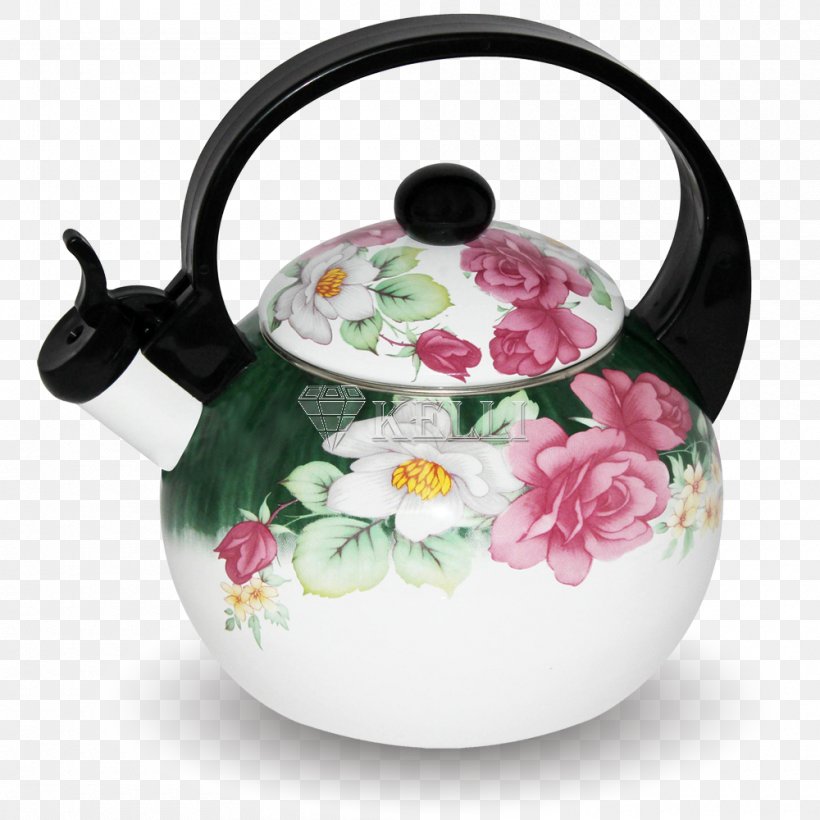 Kettle Teapot Эмалированная посуда Tableware Home Appliance, PNG, 1000x1000px, Kettle, Ceramic, Cooking Ranges, Cookware, Cup Download Free