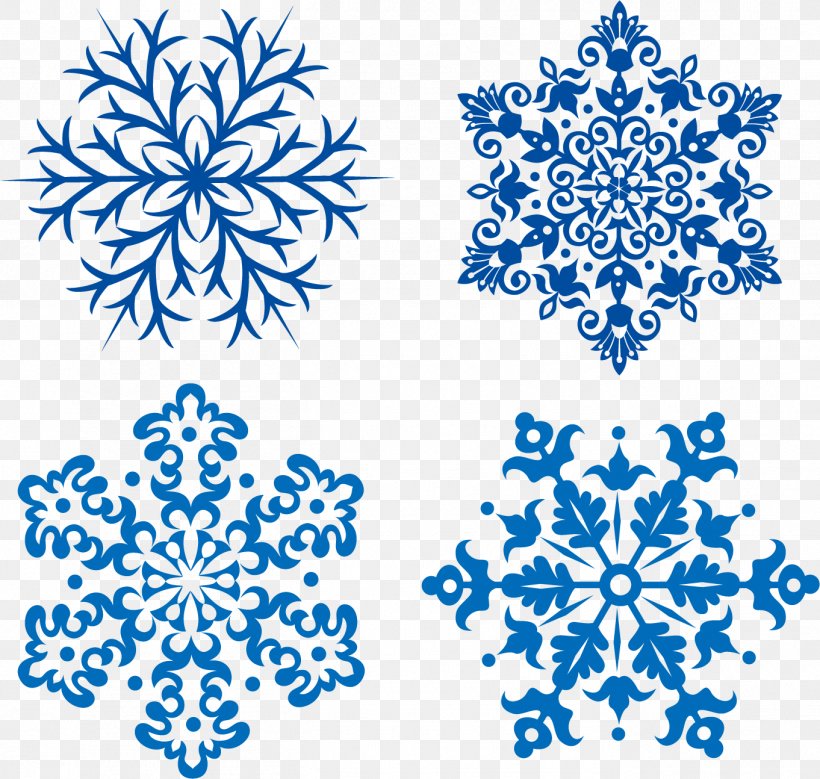 Snowflake Euclidean Vector, PNG, 1362x1294px, Snowflake, Black And White, Blizzard, Border, Floral Design Download Free