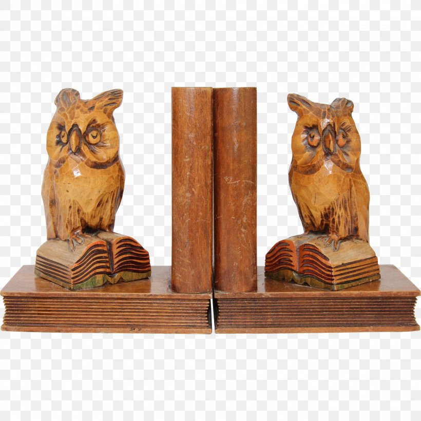 SPI Wide-Eyed Owl Bookends Wood Carving Wide Eyed Owl Bookends, PNG, 1952x1952px, Bookend, Art, Artifact, Book, Box Download Free