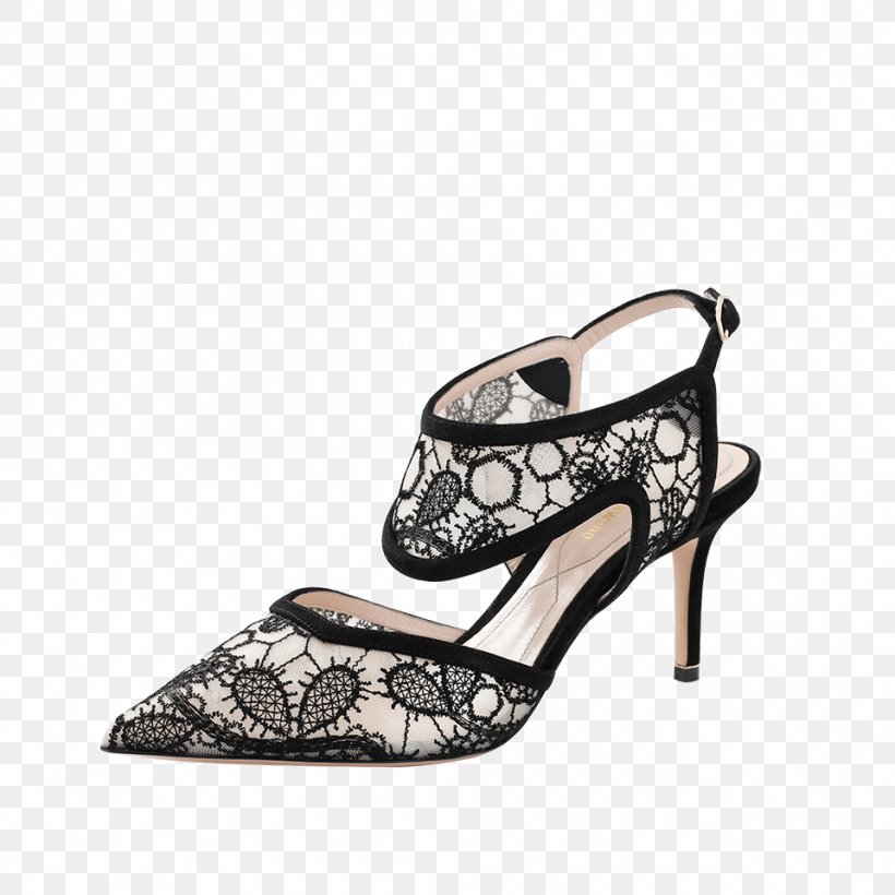 High-heeled Shoe Sandal Footwear Slingback, PNG, 960x960px, Shoe, Basic Pump, Black, Bridal Shoe, Buckle Download Free