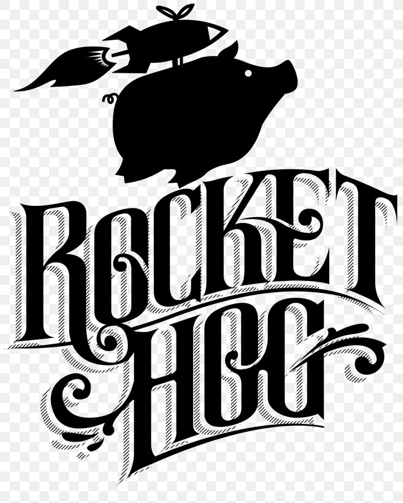 Logo Rocket Hog Wordmark Brand Font, PNG, 811x1024px, Logo, Black And White, Brand, Corporate Identity, Cursive Download Free