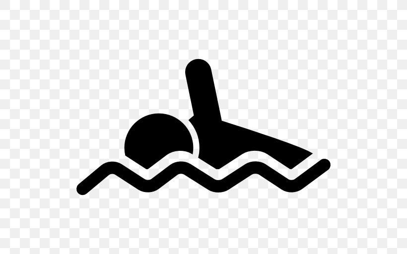 Swimming Pool 2016 Summer Olympics Clip Art, PNG, 512x512px, Swimming, Black, Black And White, Hand, Sport Download Free