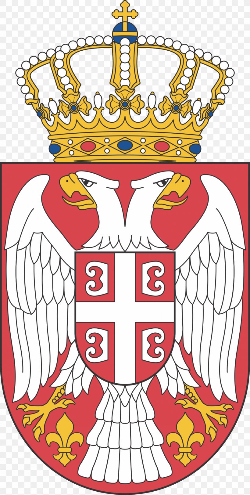 Kingdom Of Serbia Coat Of Arms Of Serbia Flag Of Serbia, PNG, 1200x2375px, Serbia, Area, Coat Of Arms, Coat Of Arms Of Serbia, Crest Download Free