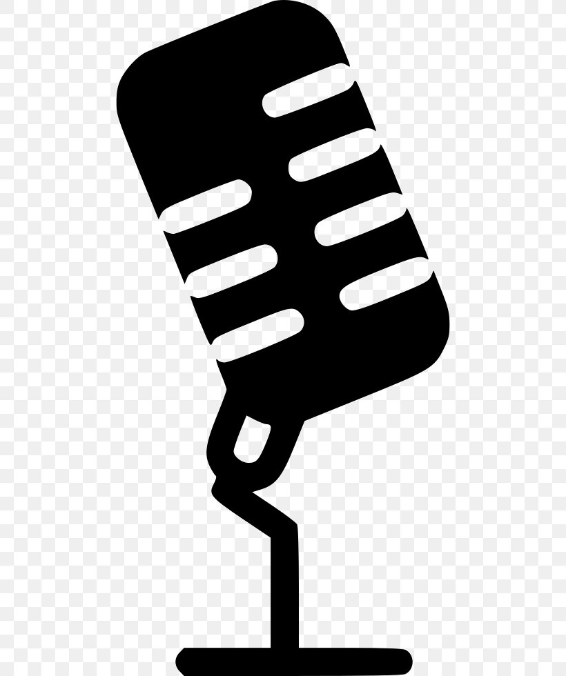 Microphone, PNG, 484x980px, Microphone, Audio, Audio Equipment, Black And White, Monochrome Download Free