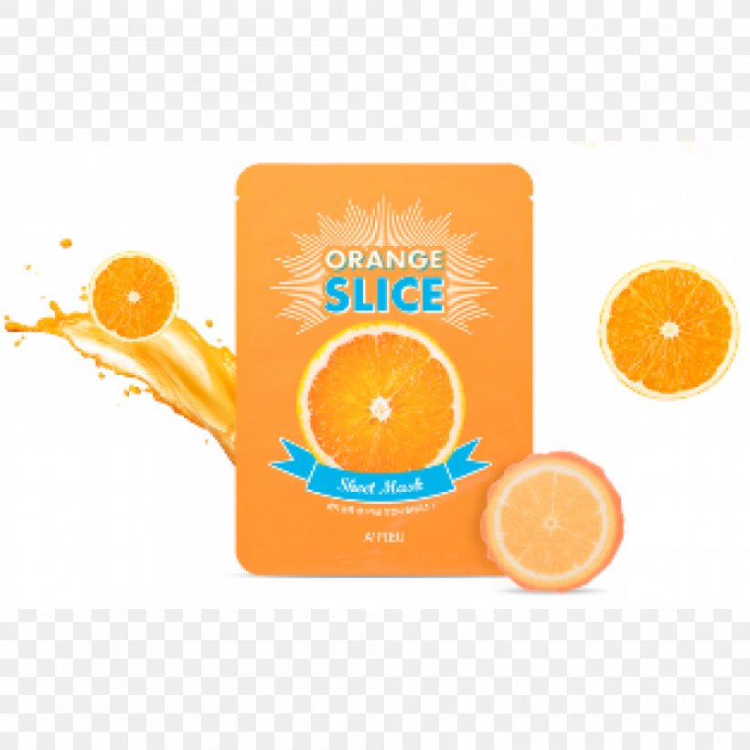 Orange Slice Mask Skin Extract, PNG, 1000x1000px, Orange, Cosmetics, Cucumber, Extract, Face Download Free