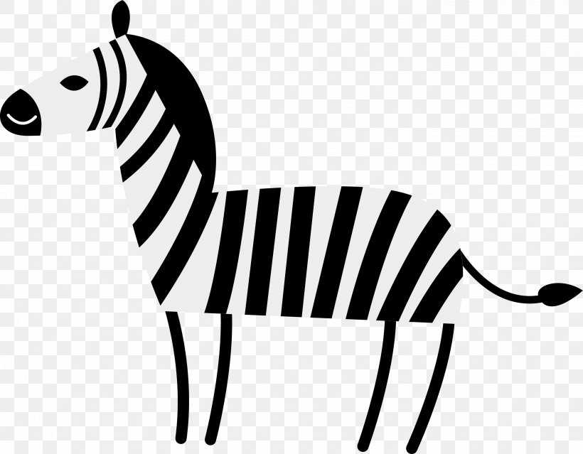Zebra Animal Quackers: Dog-Eared Doggeral! Infant Cat Clip Art, PNG, 2757x2149px, Zebra, Animal, Animal Print, Black, Black And White Download Free