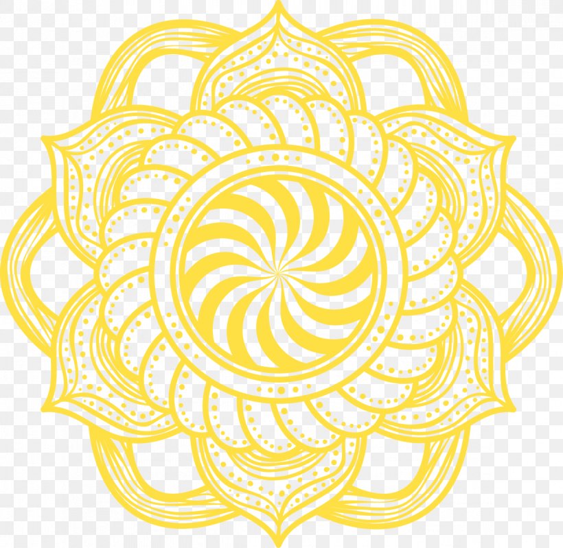 Mandala Yellow Flowers, PNG, 1172x1143px, Yellow, Area, Buddhism, Designer, Flower Download Free