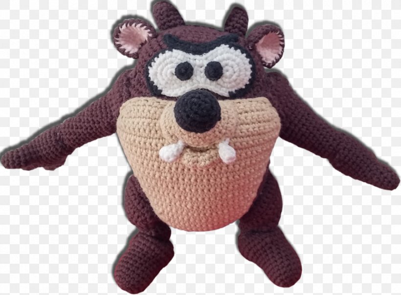 Stuffed Animals & Cuddly Toys Amigurumi Crochet Tasmanian Devil Doll, PNG, 900x664px, Stuffed Animals Cuddly Toys, Amigurumi, Birthday, Child, Christmas Download Free
