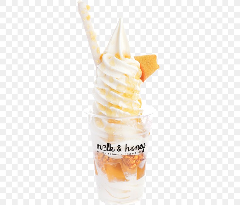 Sundae Gelato Korean Cuisine Ice Cream Halal, PNG, 500x700px, Sundae, Cream, Cuisine, Dairy Product, Dame Blanche Download Free