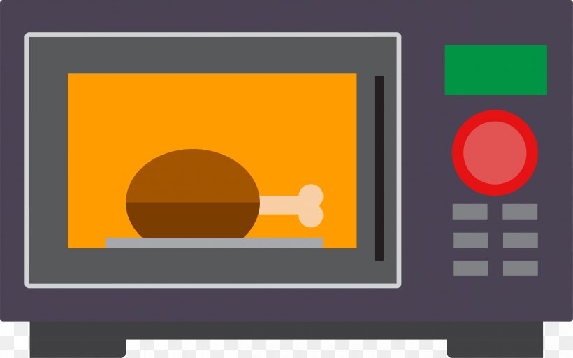Cartoon Microwave Oven, PNG, 4975x3108px, Cartoon, Brand, Designer, Display Device, Drawing Download Free