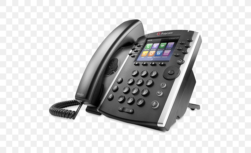Polycom VVX 411 Telephone VoIP Phone Polycom VVX 410, PNG, 500x500px, Polycom, Answering Machine, Communication, Corded Phone, Polycom Vvx 400 Download Free