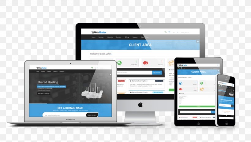 Responsive Web Design Web Hosting Service Web Template System, PNG, 884x502px, Responsive Web Design, Brand, Business, Communication, Cpanel Download Free