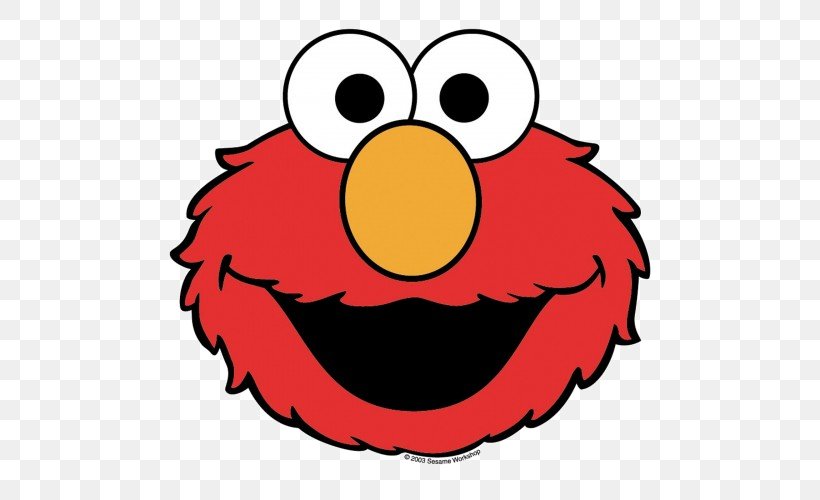 Elmo Ernie Big Bird Cookie Monster Clip Art, PNG, 500x500px, Elmo, Beak, Bert, Big Bird, Cookie Monster Download Free