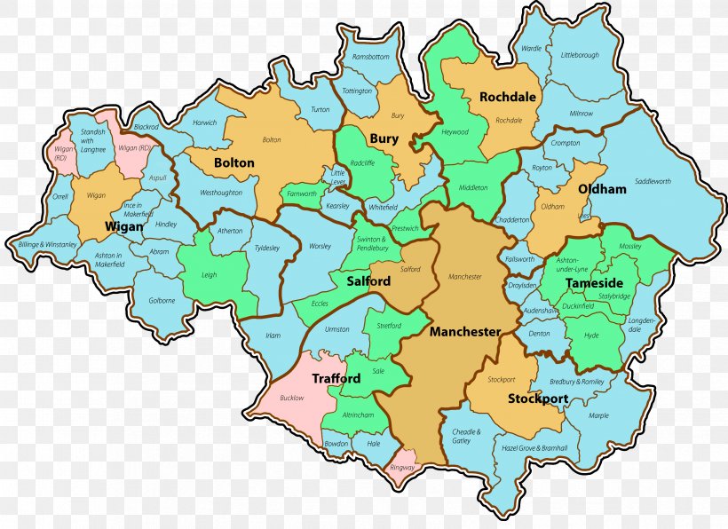 Manchester Tameside Atherton Rochdale M Postcode Area, PNG, 3358x2443px, Manchester, Area, Atherton, City, City Map Download Free