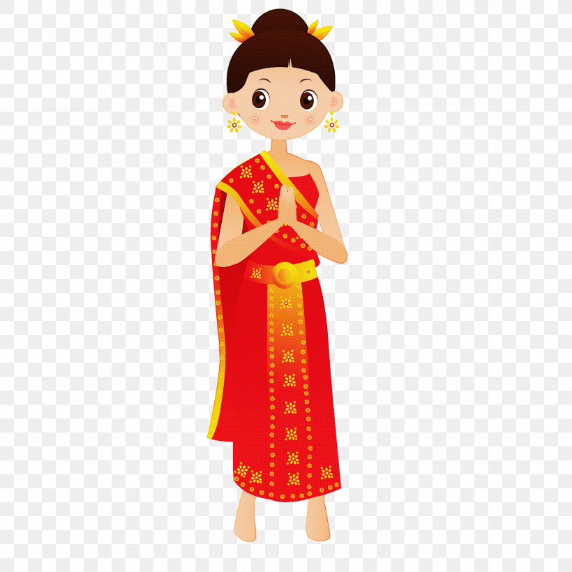 Cartoon Costume Kimono Doll Dress, PNG, 1500x1501px, Cartoon, Animation, Costume, Doll, Dress Download Free