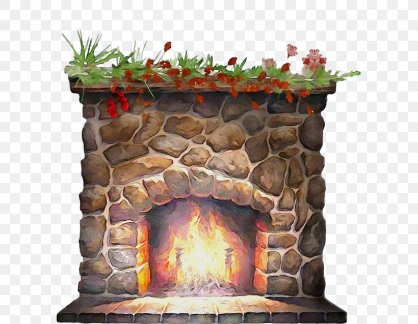 Hearth Fireplace Chimney Fireplace Mantel Stove, PNG, 900x700px, Watercolor, Central Heating, Chimney, Fire, Fireplace Download Free