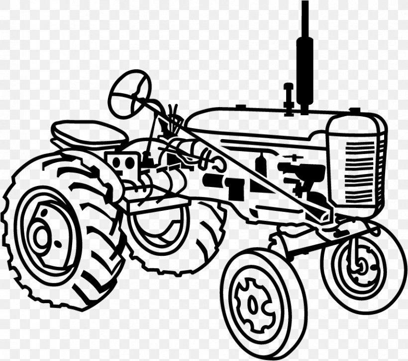 Motor Vehicle Tractor Automotive Design, PNG, 854x755px, Motor Vehicle, Automotive Design, Black And White, Car, Eagle Granite Company Download Free