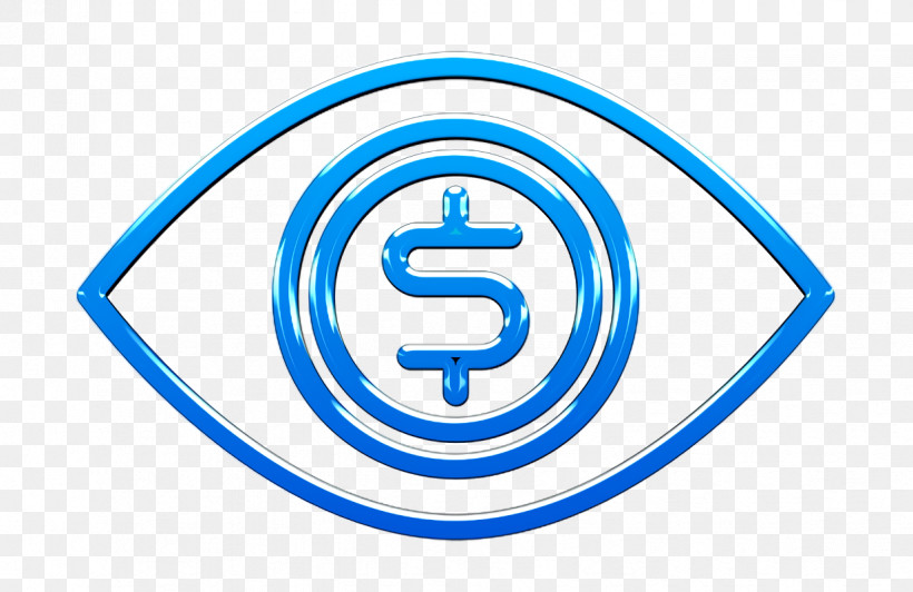 Startup New Business Icon Eye Icon Money Icon, PNG, 1234x802px, Startup New Business Icon, Circle, Electric Blue, Eye Icon, Line Download Free
