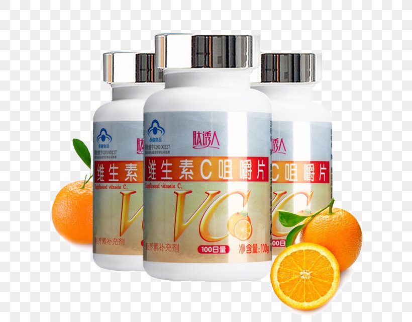 Dietary Supplement Vitamin C Orange, PNG, 640x640px, Dietary Supplement, Citric Acid, Diet, Flavor, Fruit Download Free